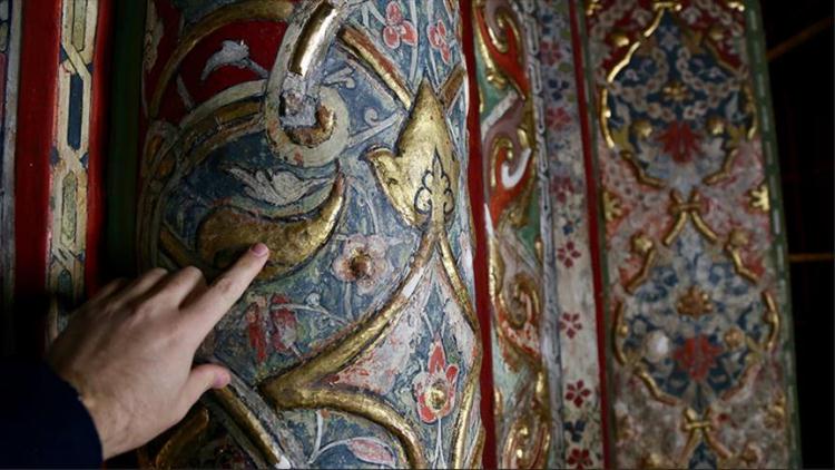 العثور على زخارف من عهد السلطان العثماني بيازيد الثاني بتركيا