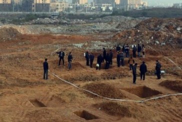 اكتشاف لوحة أرضية نادرة في مقبرة صينية قديمة تعود لـ 1000 سنة