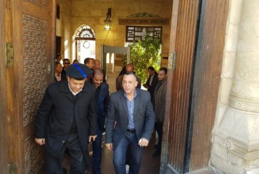 وزيرى يتفقد مجمع الآديان بمصر القديمة قبل الاحتفال بعيد الميلاد المجيد