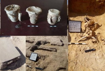 استئناف أعمال الحفائر بجوار هرم ميديوم