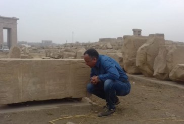 وزيري يتفقد أعمال تطوير منطقة آثار الكرنك بالأقصر