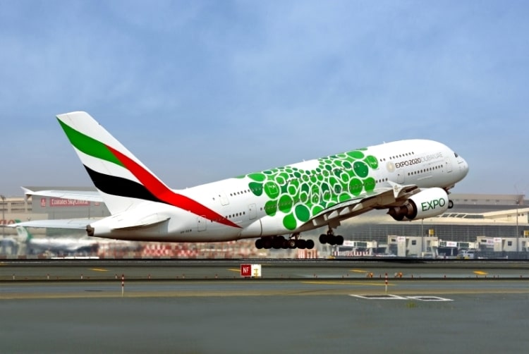 رحلات طائرة الإمارات العملاقة A380 تنطلق إلى الرياض .. غداً