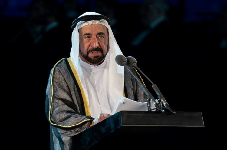 الشيخ القاسمي يؤكد دعمه لمكتبة الإسكندرية في لقاء الدكتور الفقي