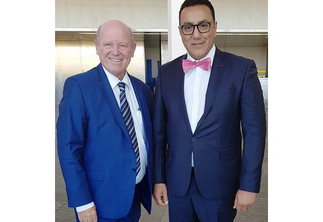 Consolidating the tourism working cooperation between Tourism Minister Najib Balala of Kenya and the Seychelles former Minister Alain St.Ange