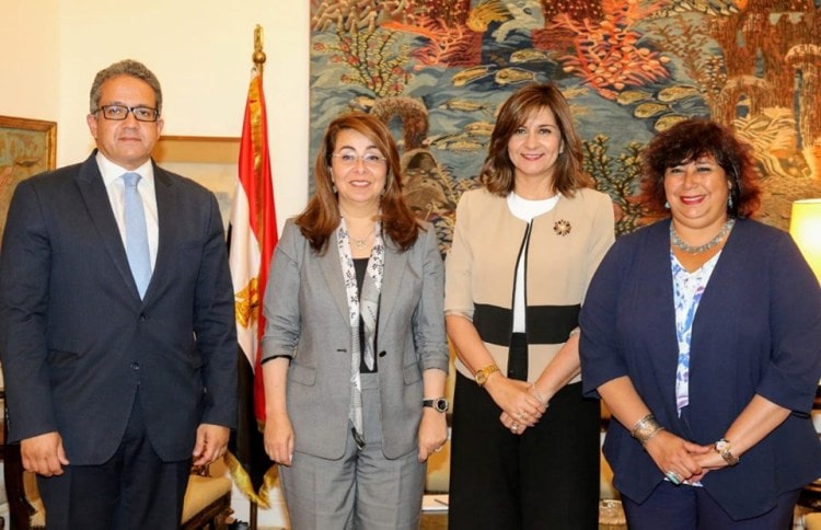 وزراء الثقافة والهجرة والتضامن والاثار يضعون الخطة الأولية للاحتفال بشهر الحضارة المصرية بكندا