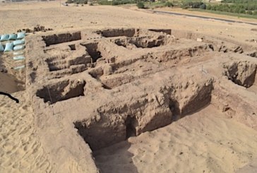 بالصور الكشف عن بقايا بيت أثري يعود للعصر البطلمى بمنطقة آثار تونا الجبل