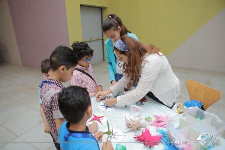 متحف الآثار بمكتبة الإسكندرية ينظم ورش عمل للأطفال والنشء