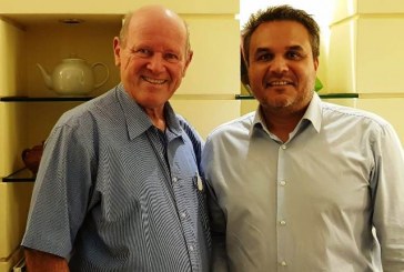 President Didier Robert of Reunion and former Seychelles Minister Alain St.Ange, the current President of African Tourism Board (ATB) meet and discuss Region and Continent’s tourism