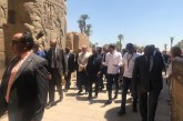رئيس دولة موزمبيق يزور محافظة الاقصر الاثرية