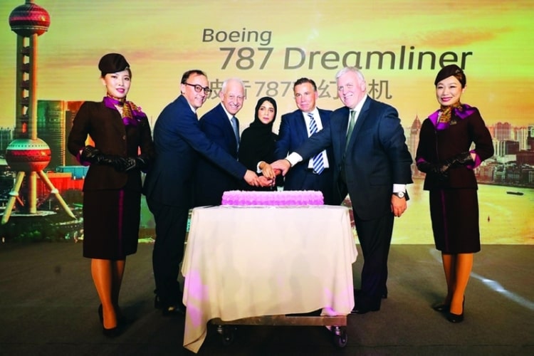 الاتحاد للطيران تطلق رحلات دريملاينر اليومية إلى شنغهاي