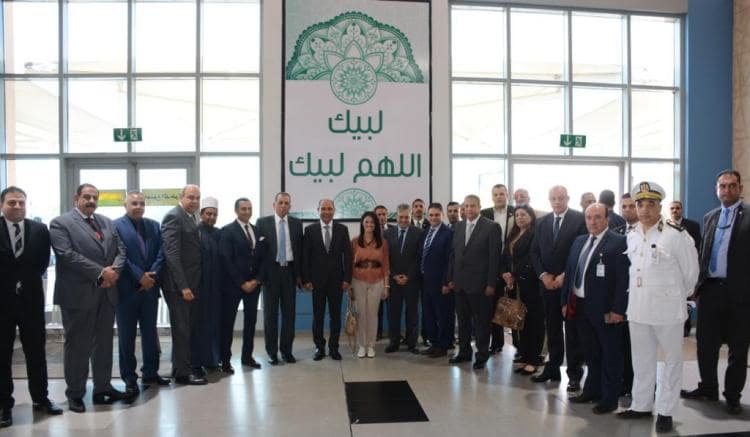 وزيرا السياحة والطيران يتفقدان الصالة الموسمية لحجاج بين الله بمطار القاهرة الدولي