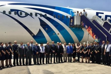 مصرللطيران تستقبل طائرتها الخامسة من الدريملاينر