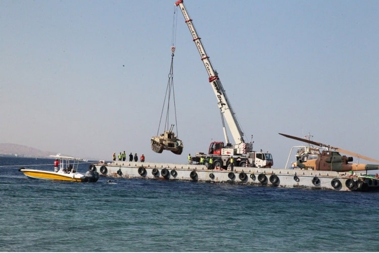 اطلاق أول متحف عسكري تحت الماء في خليج العقبة