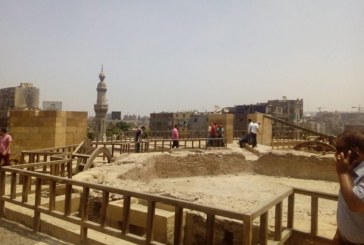 وزارة الاثار تواصل أعمال ترميم سور مجرى العيون