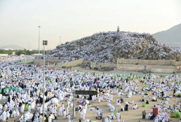 طيران الأمن يُسخر إمكاناته لخدمة ضيوف الرحمن بمشعر عرفات