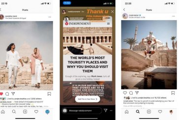 وزارة السياحة تشجع التعاون بين شباب المدونين المصريين و المدونين والمؤثرين العالميين عبر وسائل التواصل الاجتماعى لزيارة مصر