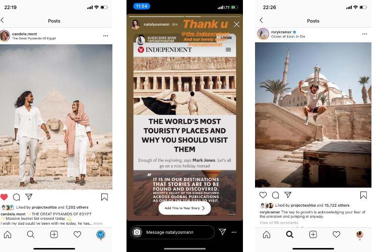 وزارة السياحة تشجع التعاون بين شباب المدونين المصريين و المدونين والمؤثرين العالميين عبر وسائل التواصل الاجتماعى لزيارة مصر