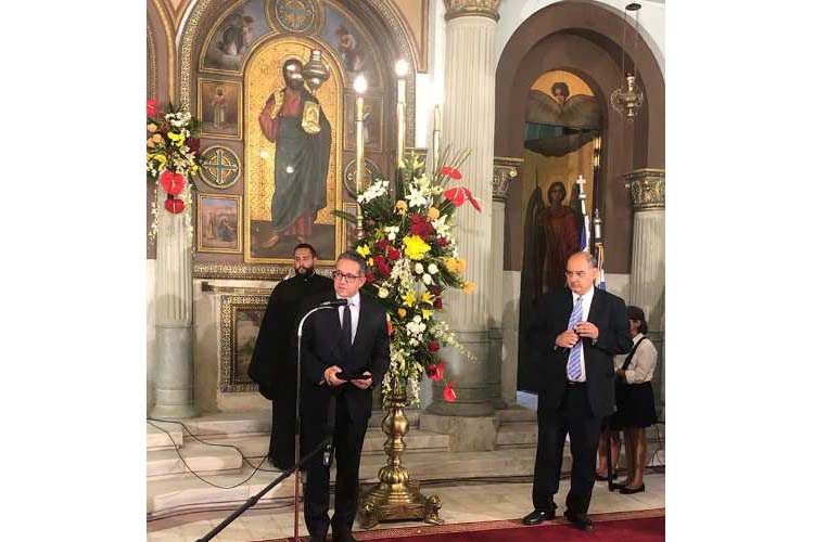 وزير الاثار يفتتح الكنيسة اليونانية بالقاهرة بعد ترميها