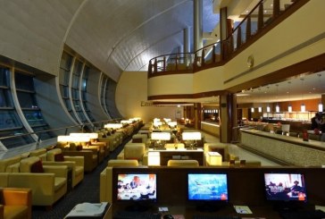 صالة طيران الإمارات للدرجة الأولى بمطار دبي الثالثة فى الفخامة عالميا