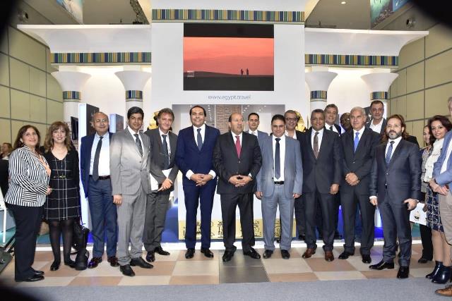 رئيس تنشيط سياحة مصر يفتتح الجناح المصري بمعرض TTG Incontri السياحى بايطاليا