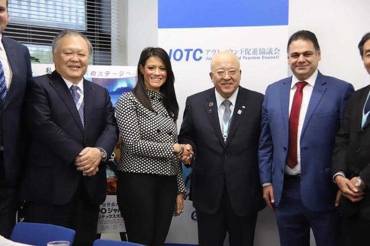 وزيرة السياحة المصرية تبحث مع رئيس اتحاد شركات السياحة والسفر اليابانية سبل التعاون المشترك
