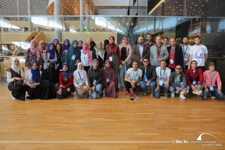 مكتبة الإسكندرية تستضيف طلاب كلية علوم ذوي الاحتياجات الخاصة