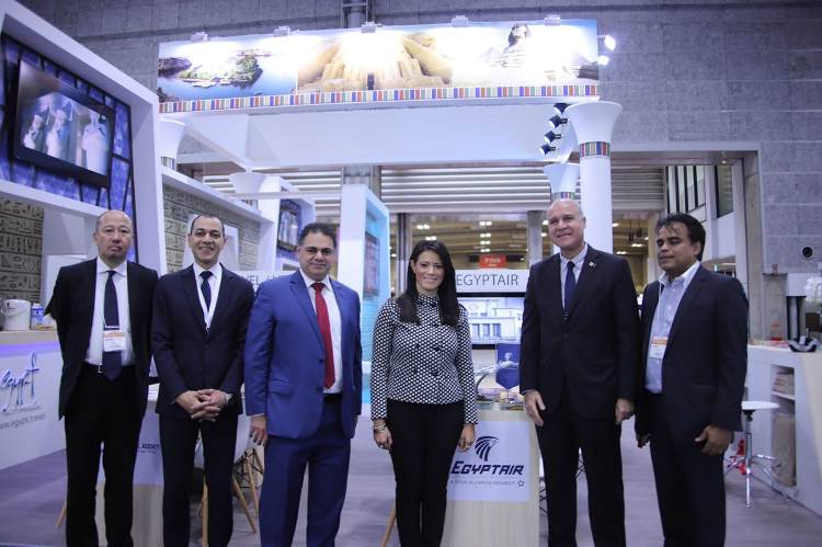 وزيرة السياحة تفتتح الجناح المصري المشارك في معرض اليابان الدولى للسياحة