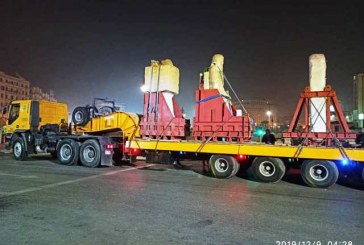 بالصور: 309 قطعة أثرية استفبلها المتحف المصري الكبير  من بينها تمثال للملك رمسيس الثاني فرعون موسي