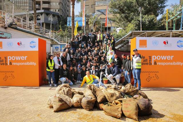 اورنچ مصر.. تشارك في حملة الأهداف المتنوعة للحفاظ علي النيل وإعادة تدوير المخلفات