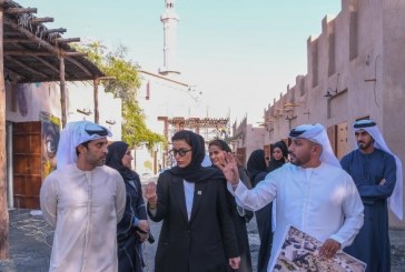 وزيرة الثقافة ورئيس هيئة تنمية سياحة عجمان يتفقدان مشروع تطوير الحي التراثي في الإمارة الواعدة
