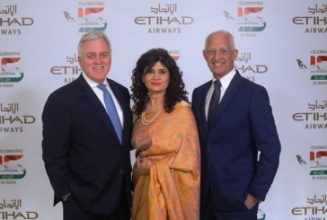 احتفالية نجاح تقيمها الاتحاد للطيران بمناسبة مرور 15 عاماَ على إطلاق رحلاتها إلى الهند