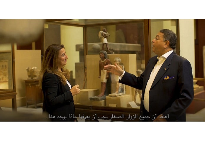 سر تمثال الخادم الفرعوني وماذا يحمل في سلته ...! الليلة من الأنتكخانة زيارة واقعية للسياحة المصرية