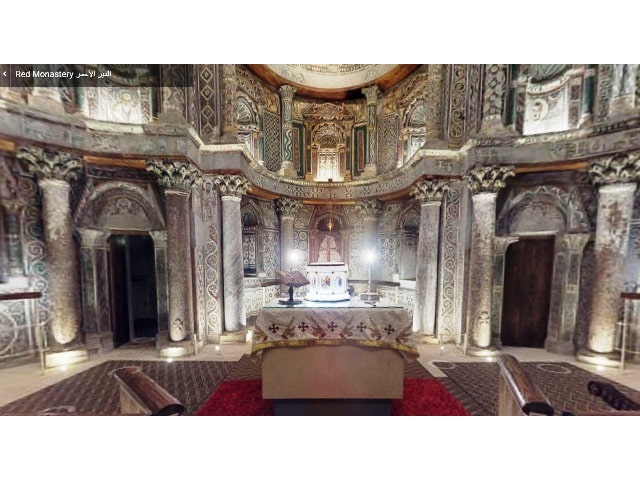 الان : اطلاق زيارة افتراضية للدير الأحمر القبطي الآثري بمحافظة سوهاج على صفحة وزارة السياحة