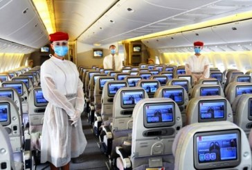 زيادة التدابير الاحترازية والوقائية لسلامة الركاب والأطقم الجوية علي الطائرات والخدمات الأرضية تقررها طيران الأمارات