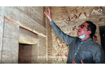 العناني .. داخل مقبرة واح تي الكاهن المطهر بسقارة بمناسبة اليوم العالمي للتراث وجولة استرشادية