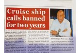 Seychelles announces ban of Cruise ships for two years