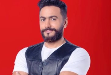 تامر حسني على مسرح الصوت والضوء في أول أيام عيد الفطر المبارك