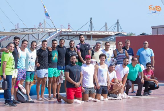 بالصور ايجيبت صن مارين والبايرتس تحتفل بمنتخب مصر الاول لكرة اليد بالغردقة