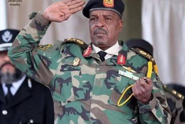 عزاء واجب : الصحفي مصطفي فنوش يعزي في وفاة اللواء ونيس بوخمادة أمر القوات الخاصة الصاعقة الليبية 