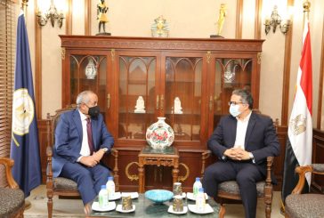 وزير السياحة المصري يحتفي بوزير الاعلام الأردني السفير علي العايد قبيل سفره للعاصمة عمان