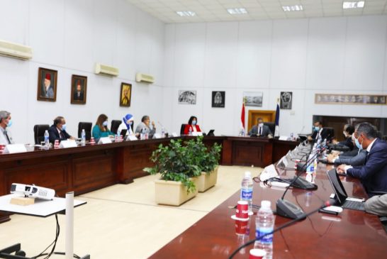 العناني يناقش موقف سياحة مصر مع اتحاد الغرف السياحية بعد بوادر الموجة الثانية لكورونا