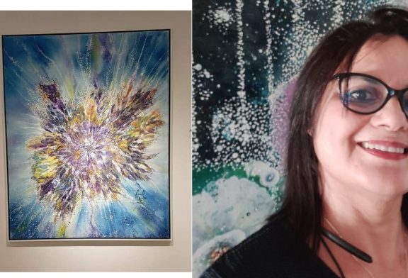 الفنانة التشكيلية أمال عزمي .. أميرة تتربع على عرش لوحاتها .. بقلم عبد المجيد رشيدي