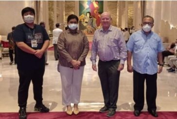 Alain St.Ange, the Seychelles former Tourism, Civil Aviation Minister discusses tourism with Indonesian officials in Jakarta