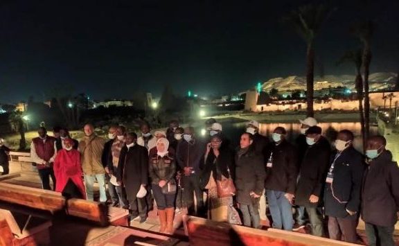 سفراء الدول الأفريقية في الصوت والضوء بالكرنك