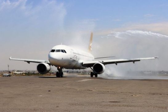 عودة طائرة ايرباص لأسطول الخطوط الليبية بعد صيانتها في تونس