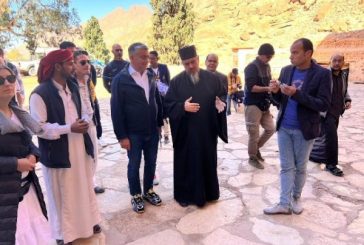 وفد روماني يزور دير سانت كاترين للترويج لمشروع التجلي الأعظم.. تقرير أثري