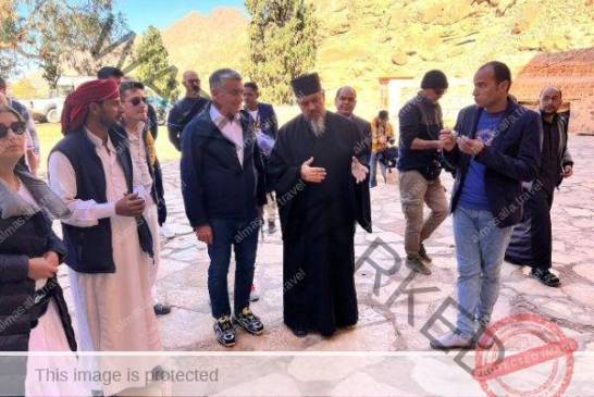وفد روماني يزور دير سانت كاترين للترويج لمشروع التجلي الأعظم.. تقرير أثري